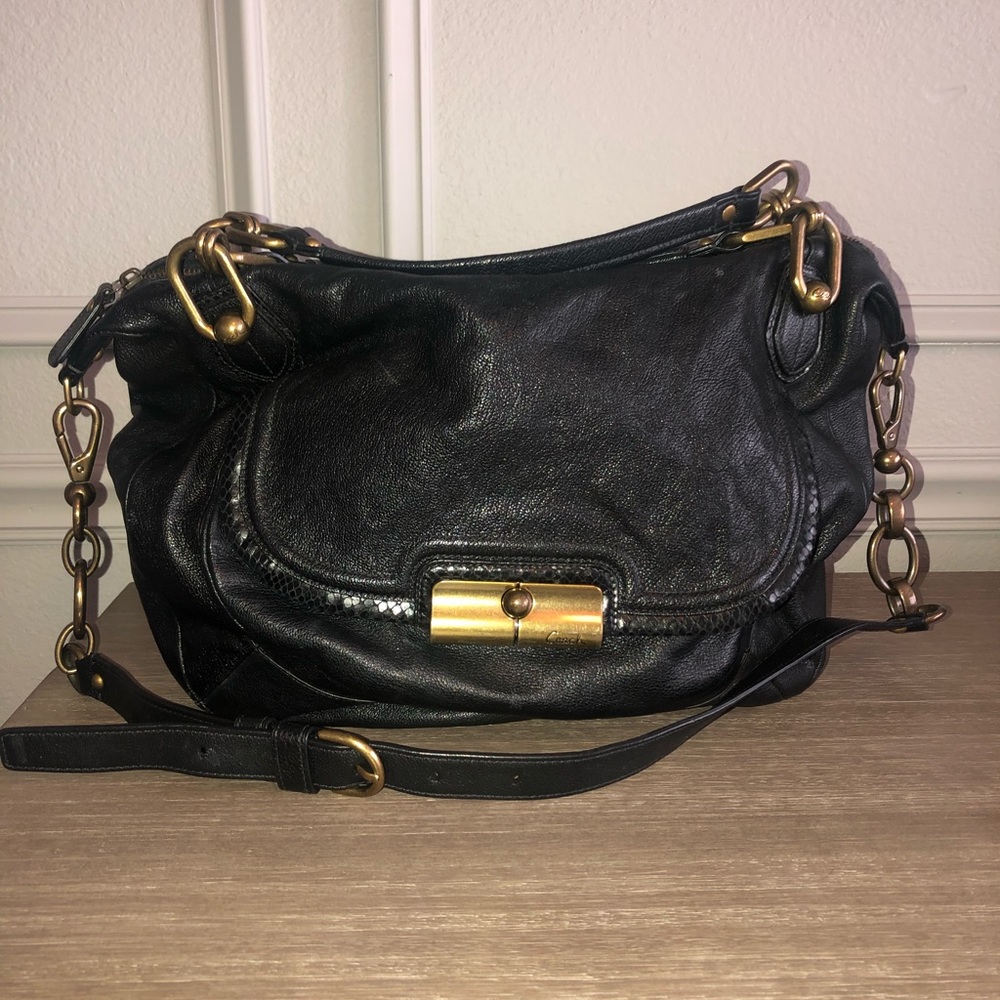 Large Coach limited edition hobo handbag